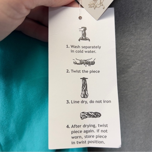 Nwt turquoise floral xl Dalin floral womens dress 2 way wear - Picture 11 of 13